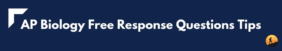 AP Biology Free Response Questions Tips