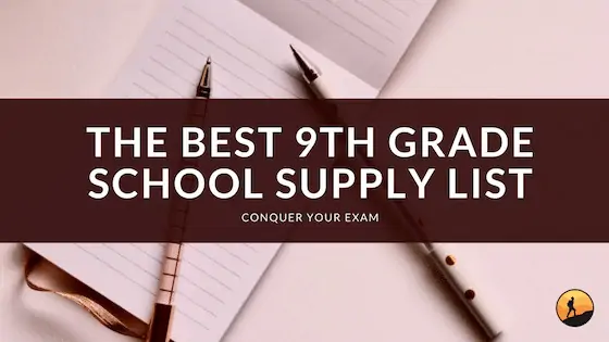 The Best 9th Grade School Supply List