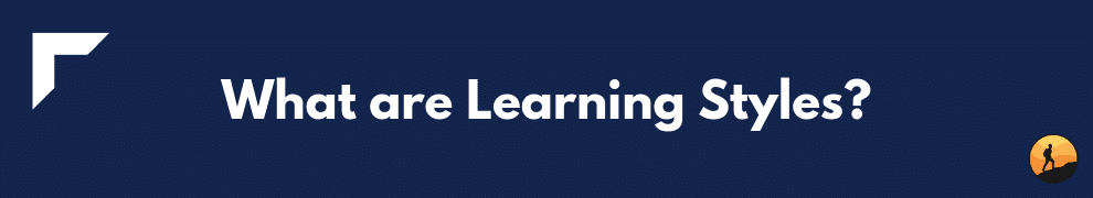 What are Learning Styles