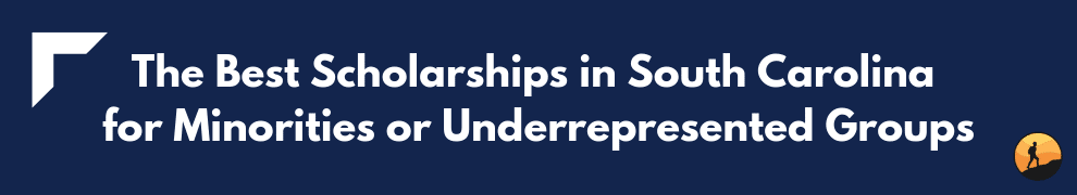 Best Scholarships in South Carolina for Minorities or Underrepresented Groups
