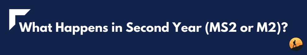 What Happens in Second Year (MS2 or M2)?