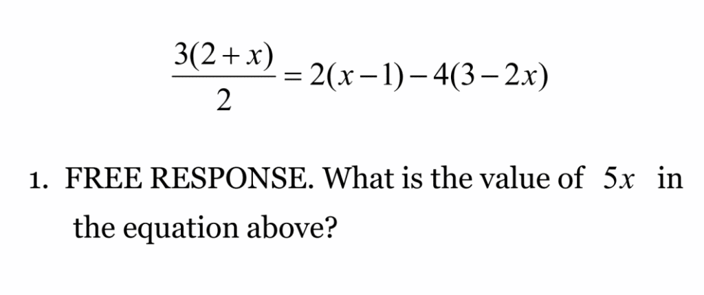 SAT Math Careless Mistake: The Switcheroo