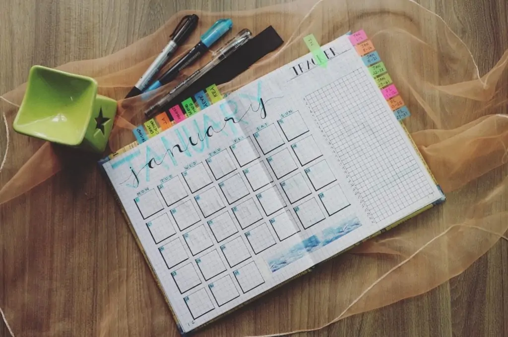 18. Create Your Schedule