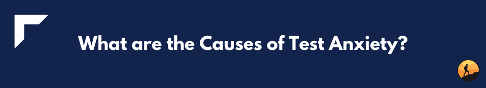 What are the Causes of Test Anxiety?