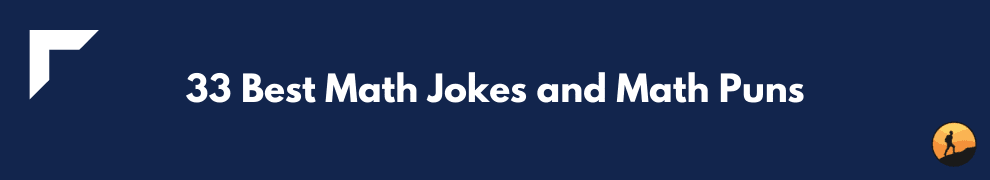 33 Best Math Jokes and Math Puns