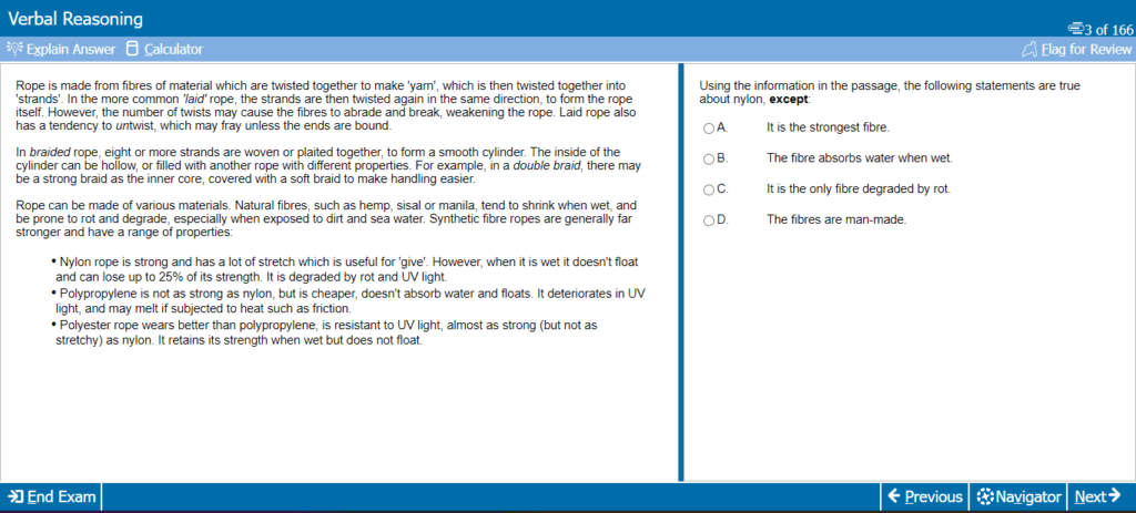 Verbal reasoning