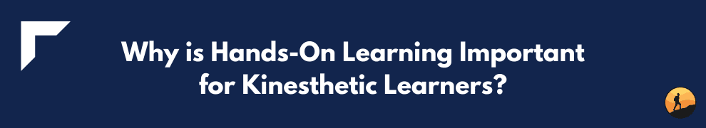 Why is Hands-On Learning Important for Kinesthetic Learners?